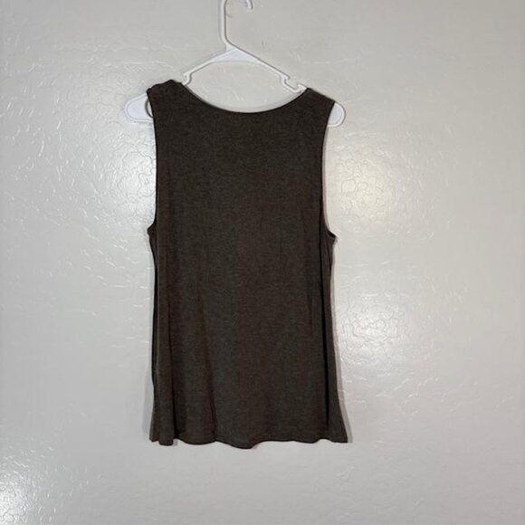 Eileen Fisher Tank Top Womens Large Sleeveless Viscose Spandex Stretch Comfort - Picture 5 of 7